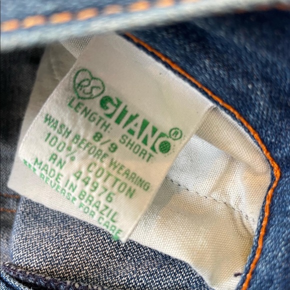 Vintage Gitano jeans. High rise straight jeans - Picture 7 of 9